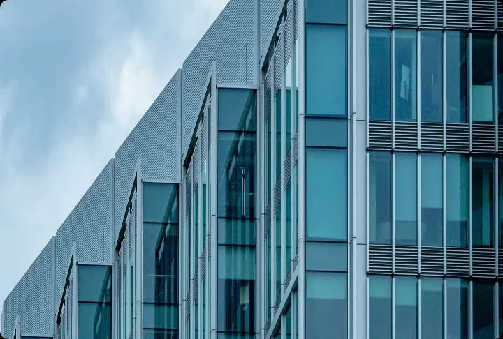 Modern building representing the company behind VidMage