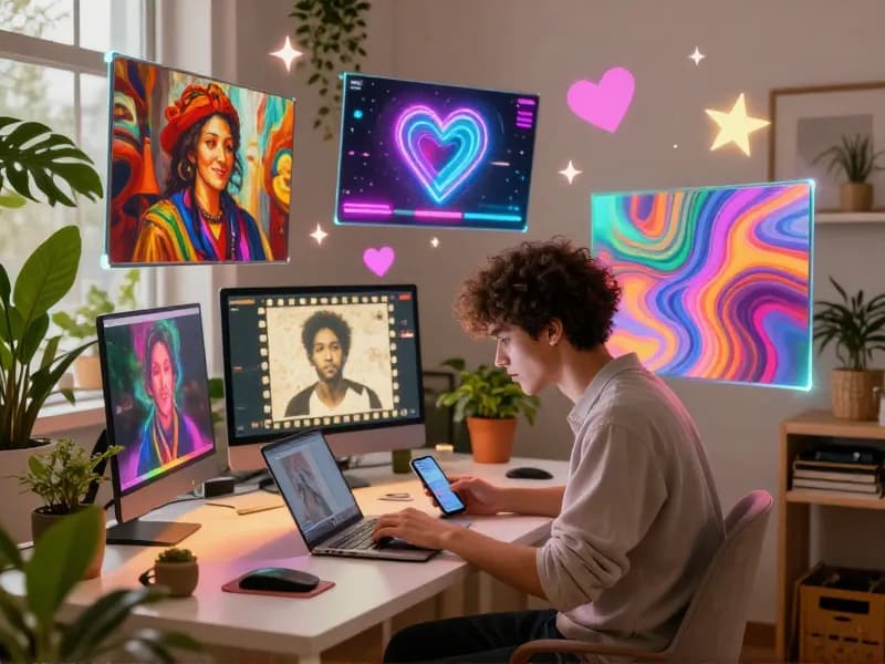 Influenciadores e criadores de conteúdo