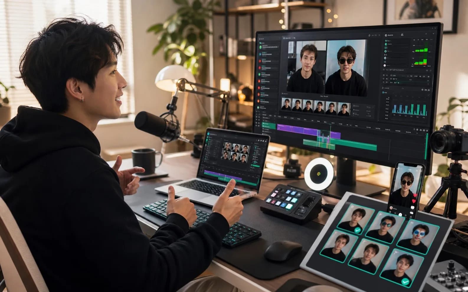 Livestreamer Use Cases workflow visual showing VidMage inputs, output, and handoff