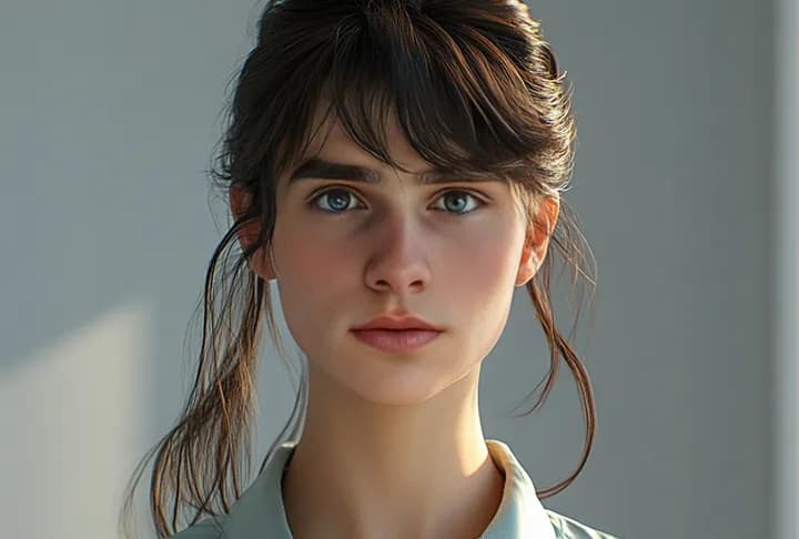 Portrait before a face swap