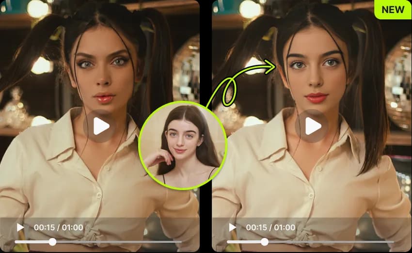 VidMage video face swap preview