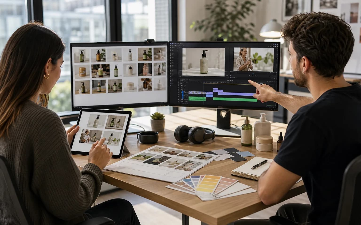 Catalog media editor reviewing VidMage assets, variants, and delivery output