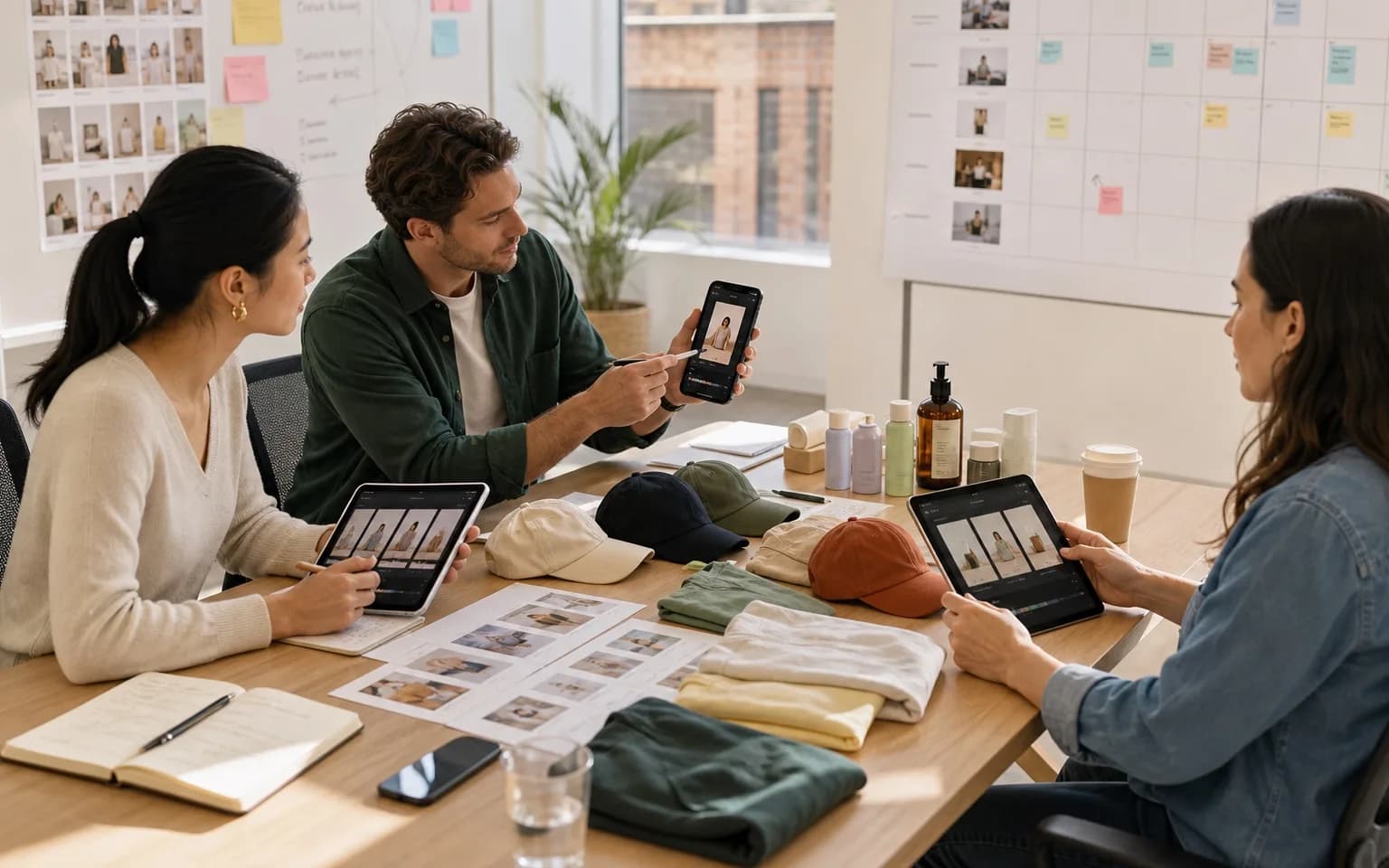 Store growth team reviewing VidMage assets, variants, and delivery output
