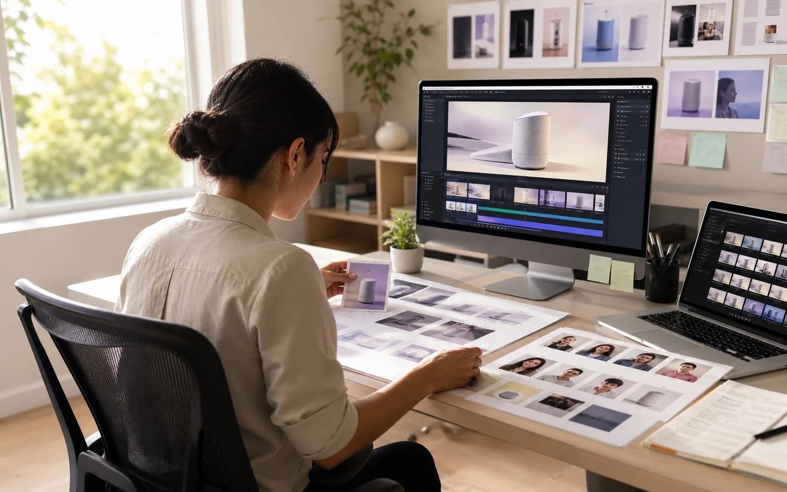 Product Marketer Use Cases workflow visual showing VidMage inputs, output, and handoff