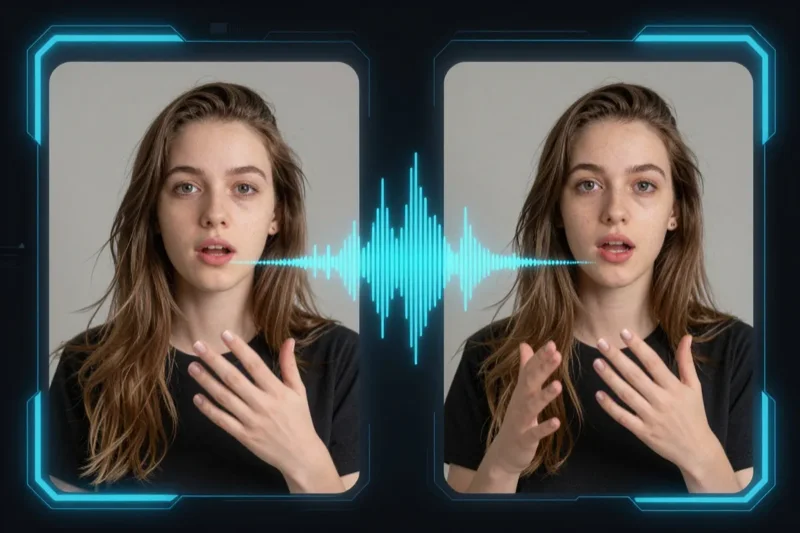 VidMage AI talking photo preview
