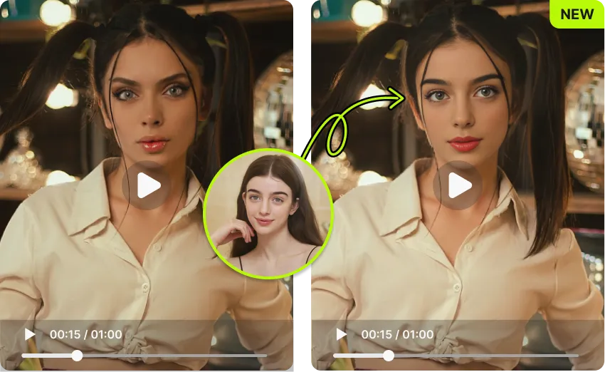 VidMage video face swap preview