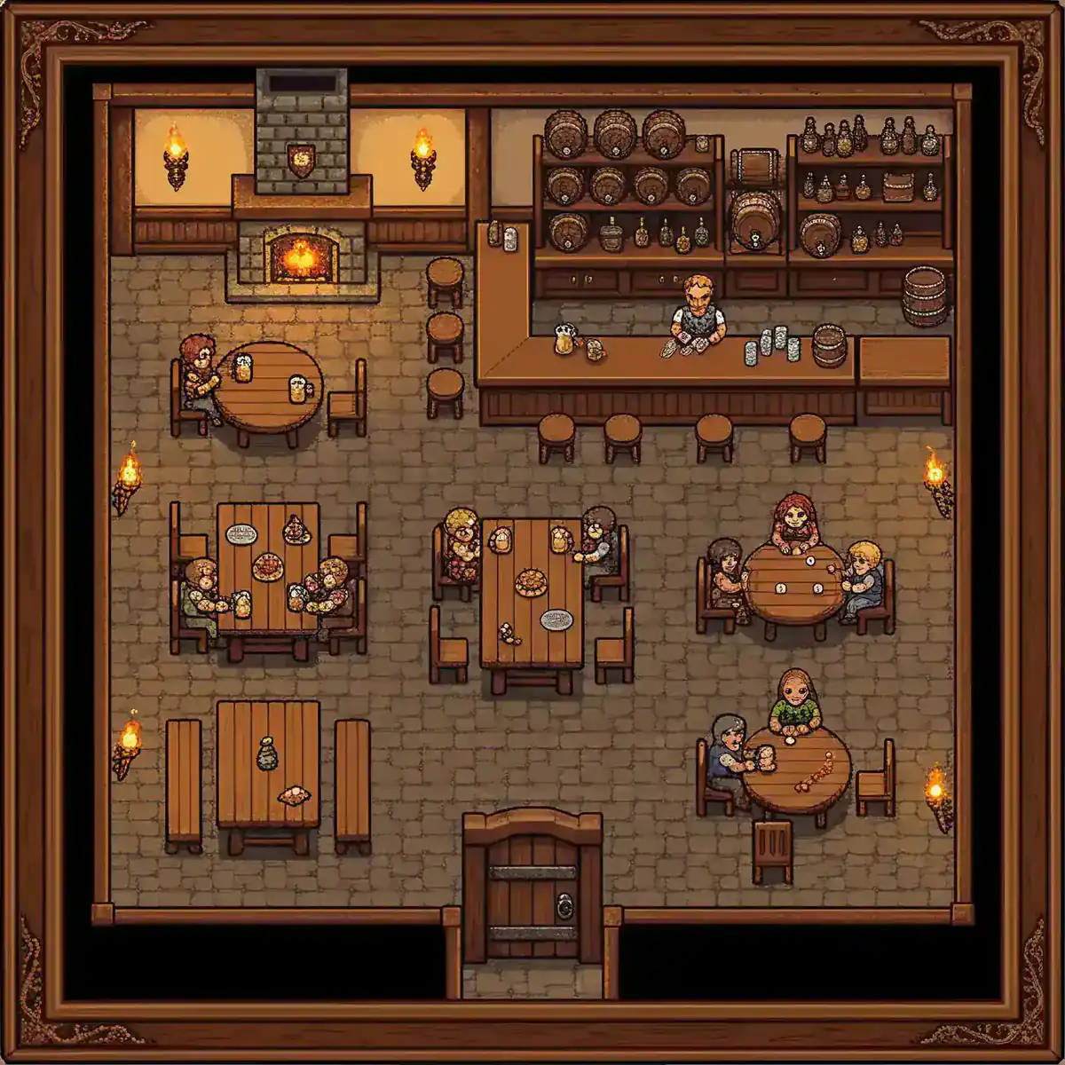 example pixel tavern