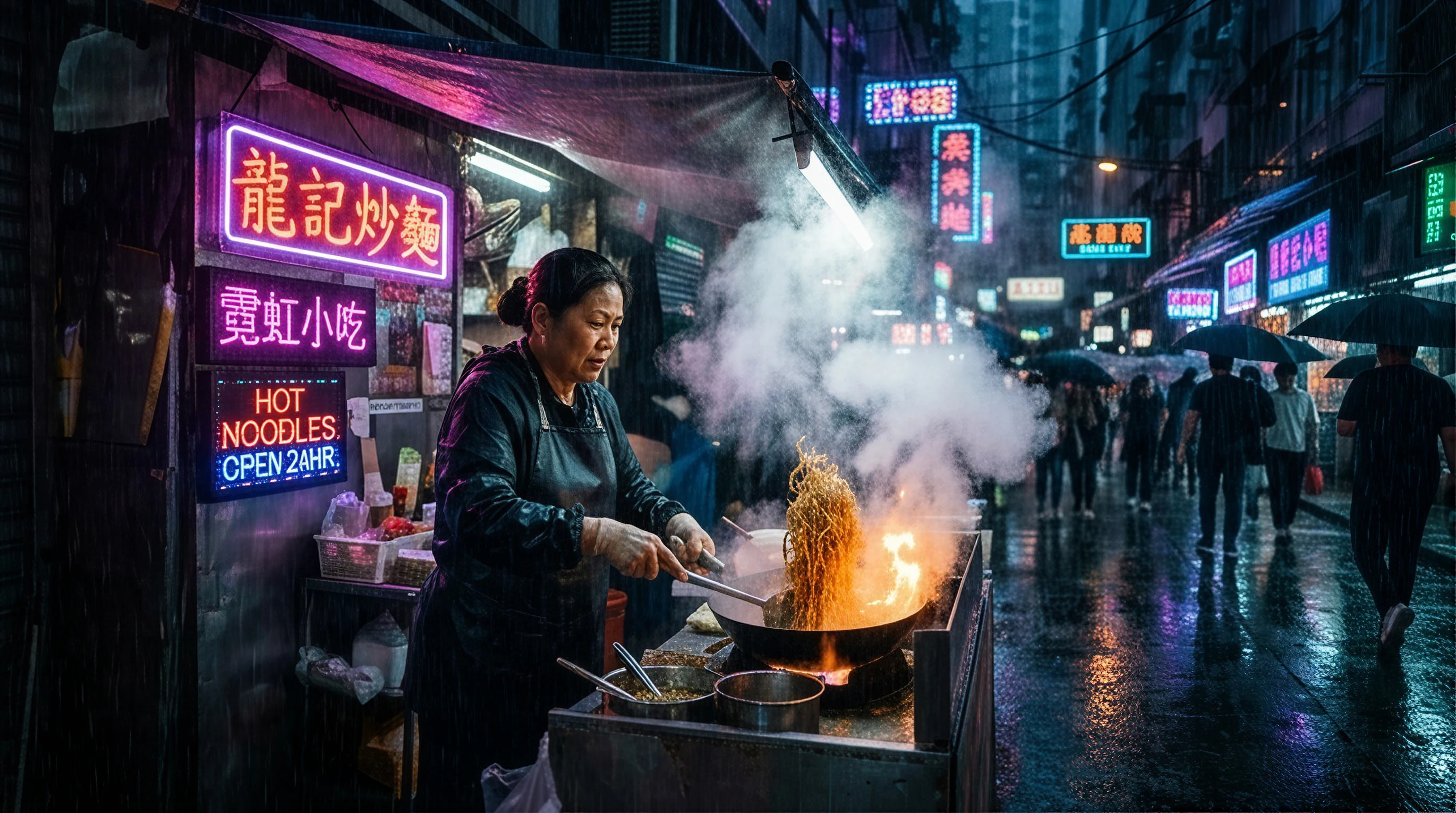 hero cyberpunk wok toss