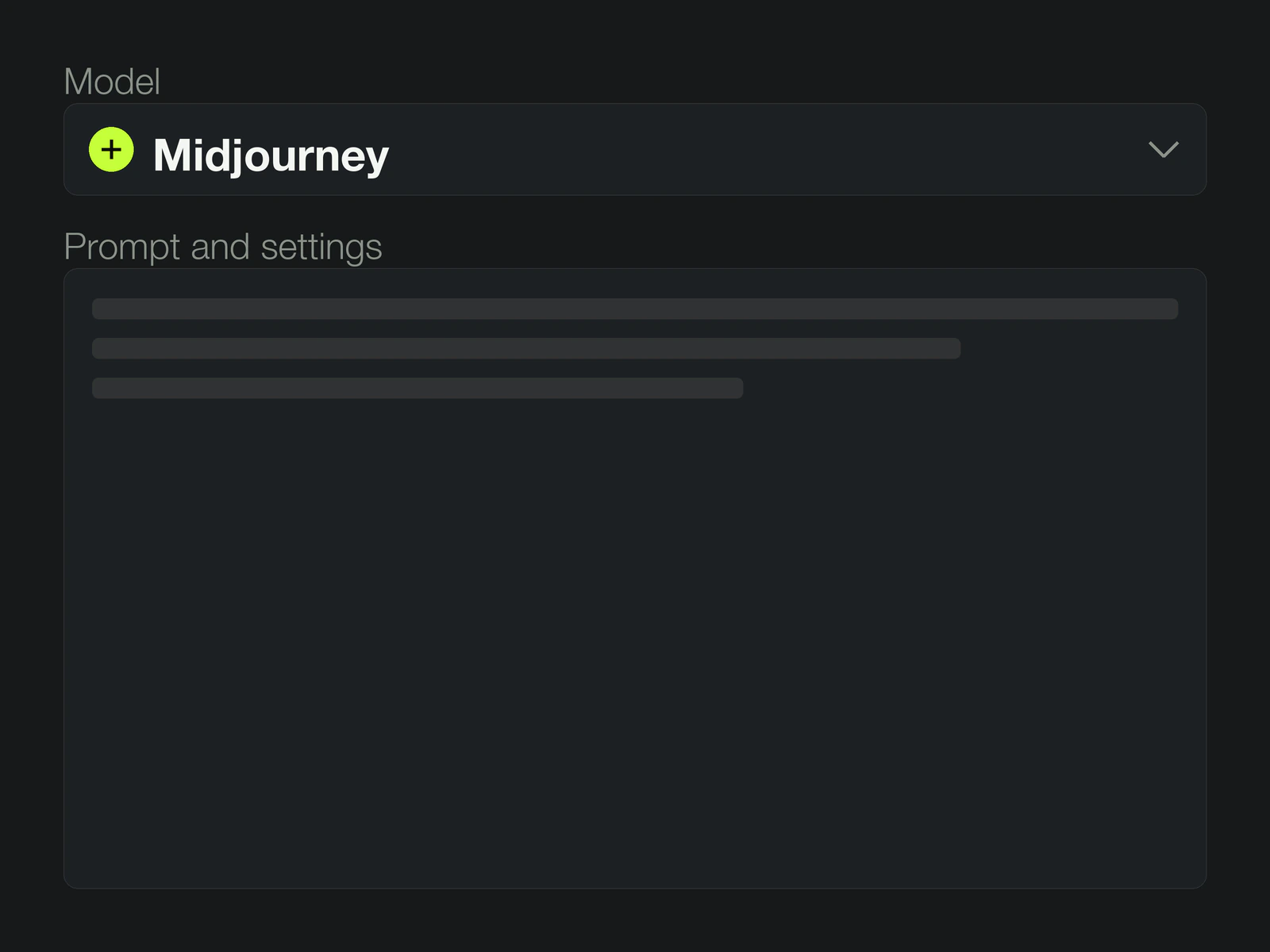 howto midjourney model prompt panel