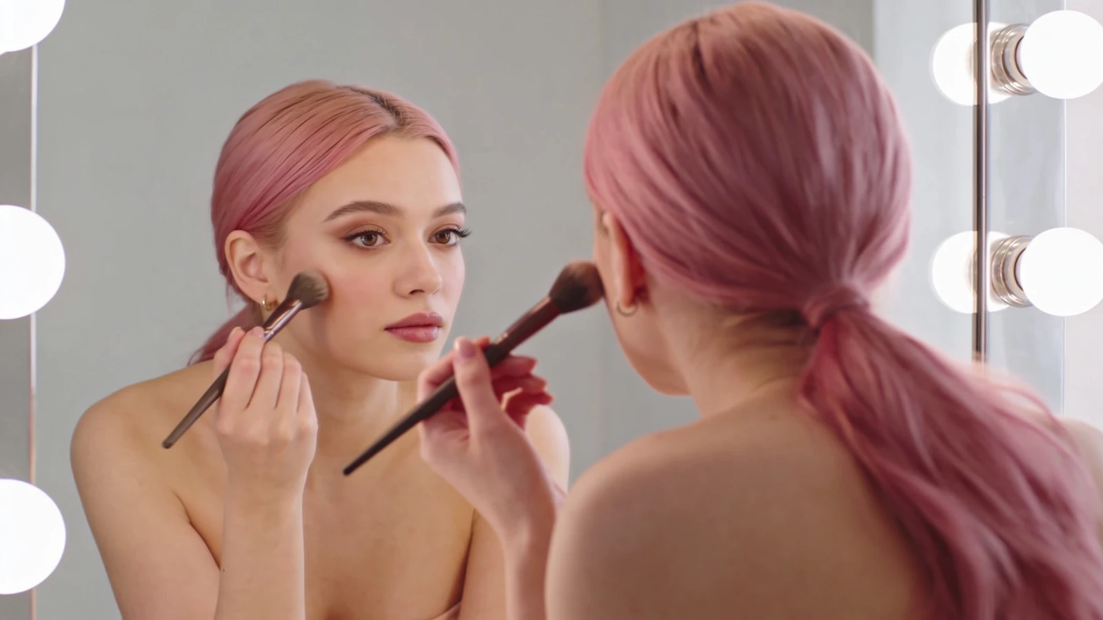 MiniMax H3 fifteen second beauty makeup mirror still