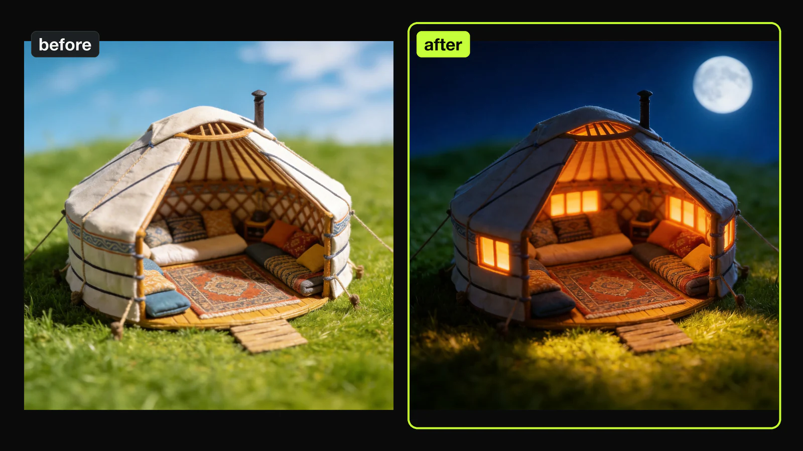 feature edit yurt comparison