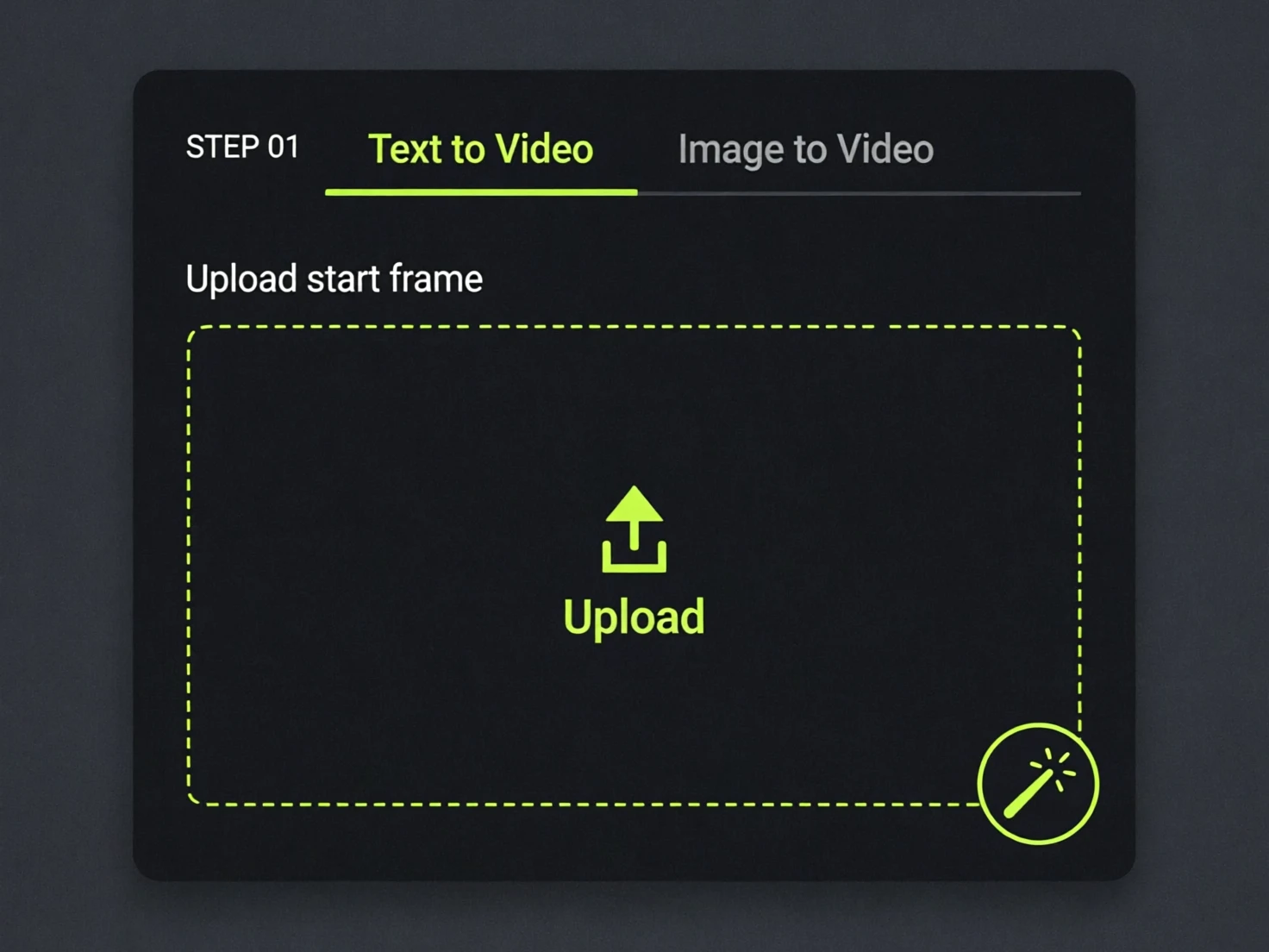Choose a Wan 3.0 prompt, still, or file input