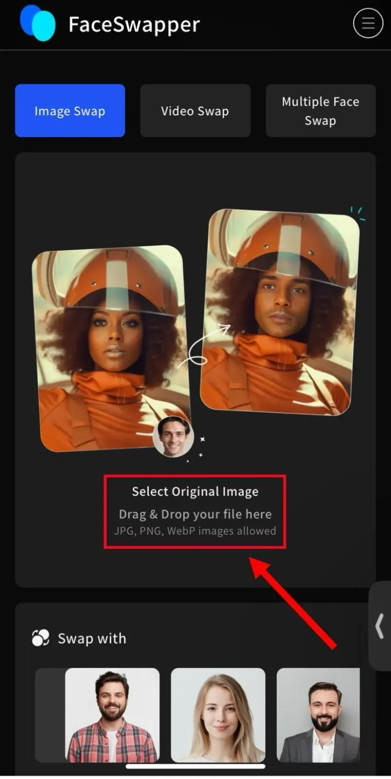 Add the original image