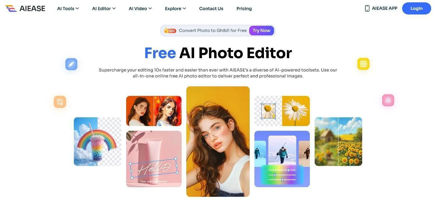 AI Ease best deepfake apps for realistic faceswap homepage