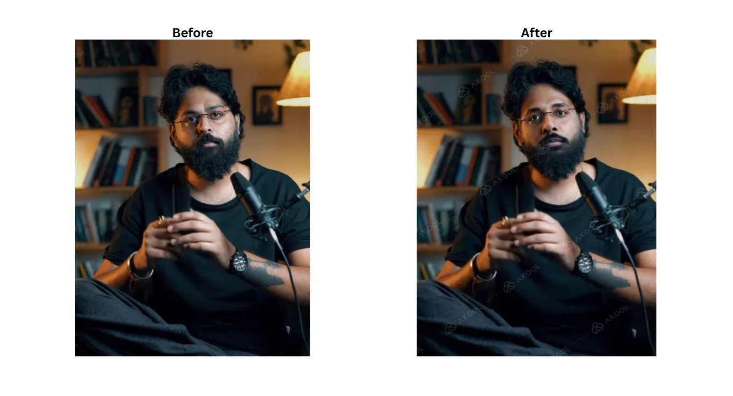 Akool best face swap apps before and after results