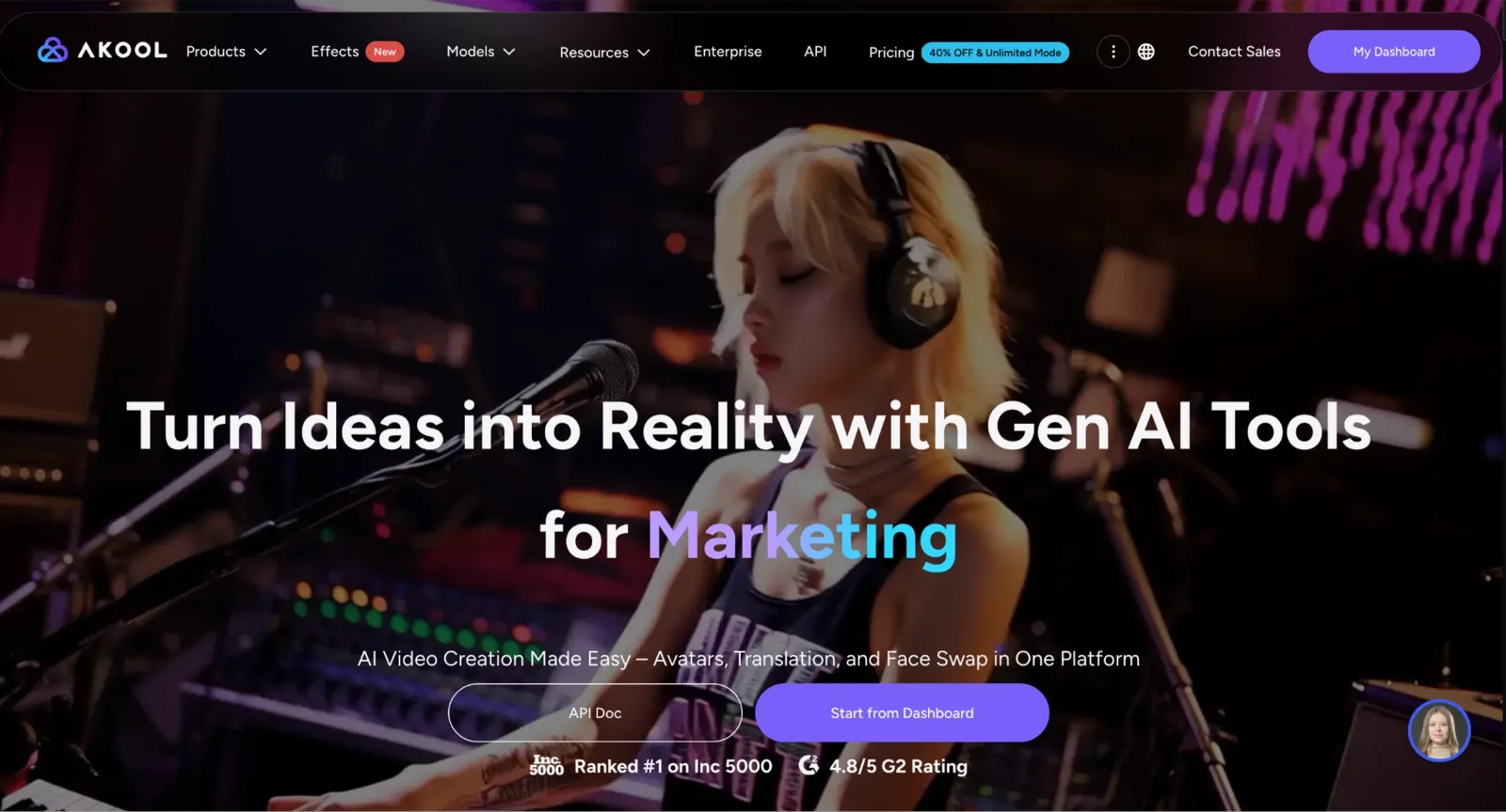 AKOOL homepage