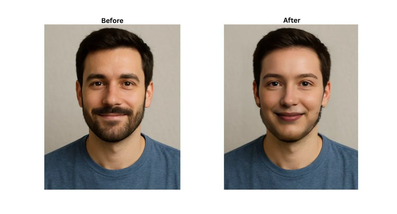 BeArt AI best live face swap apps before and after