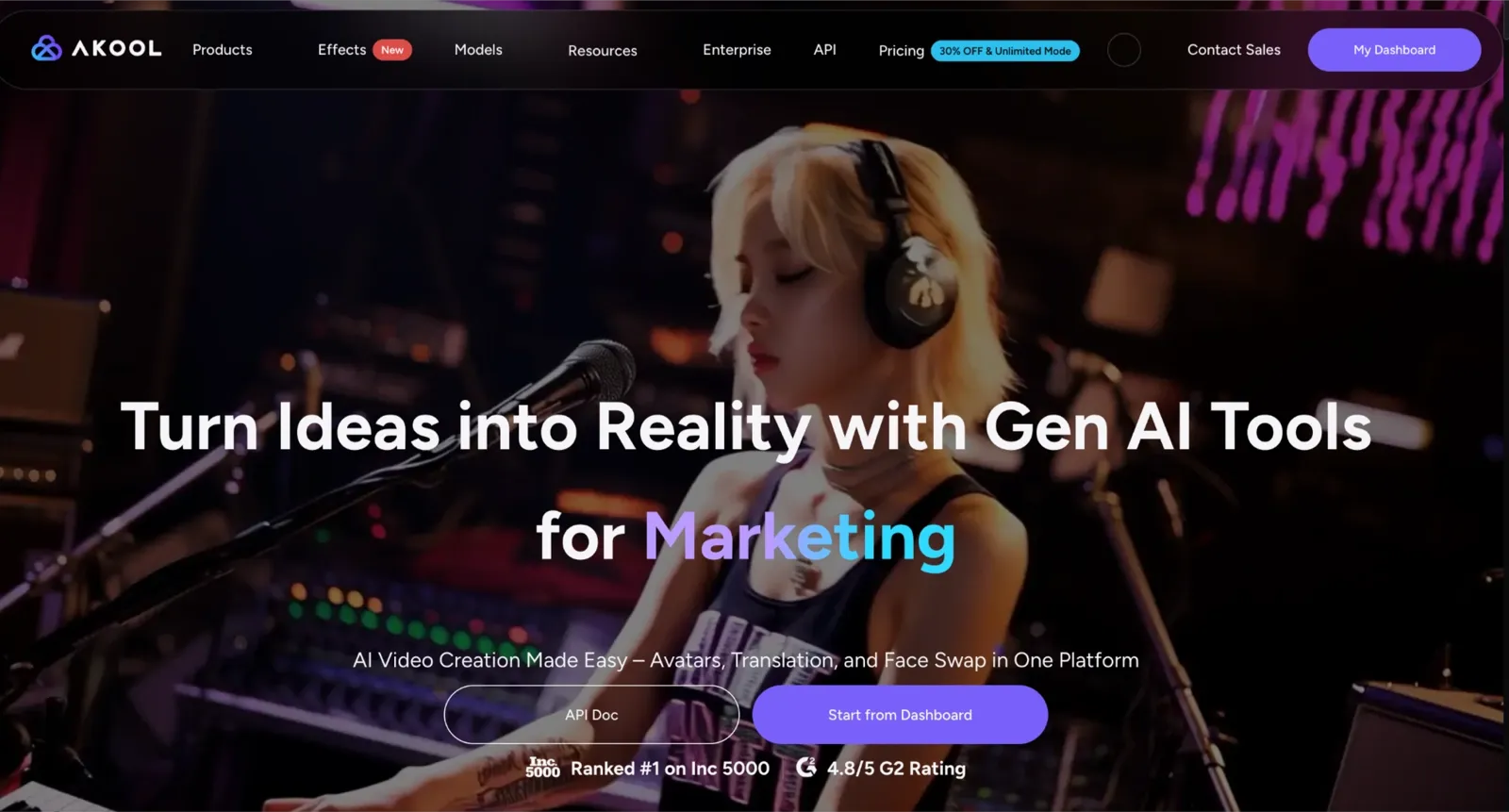 AKOOL homepage