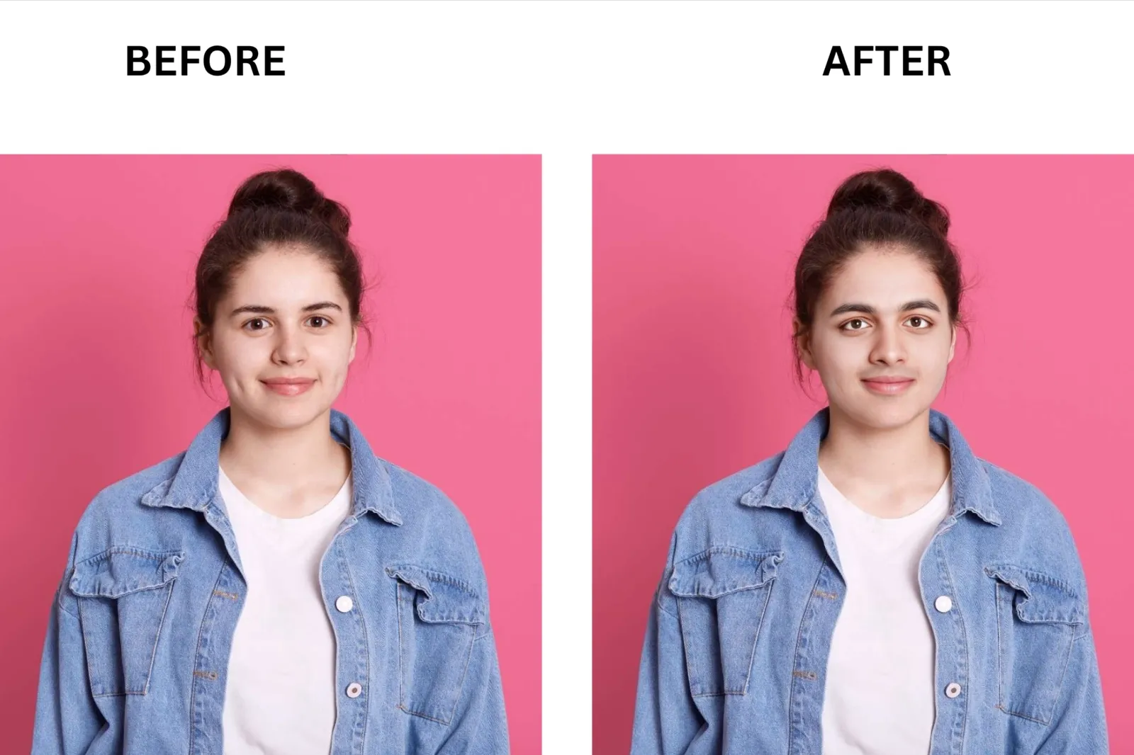 VidMage face swap before and after