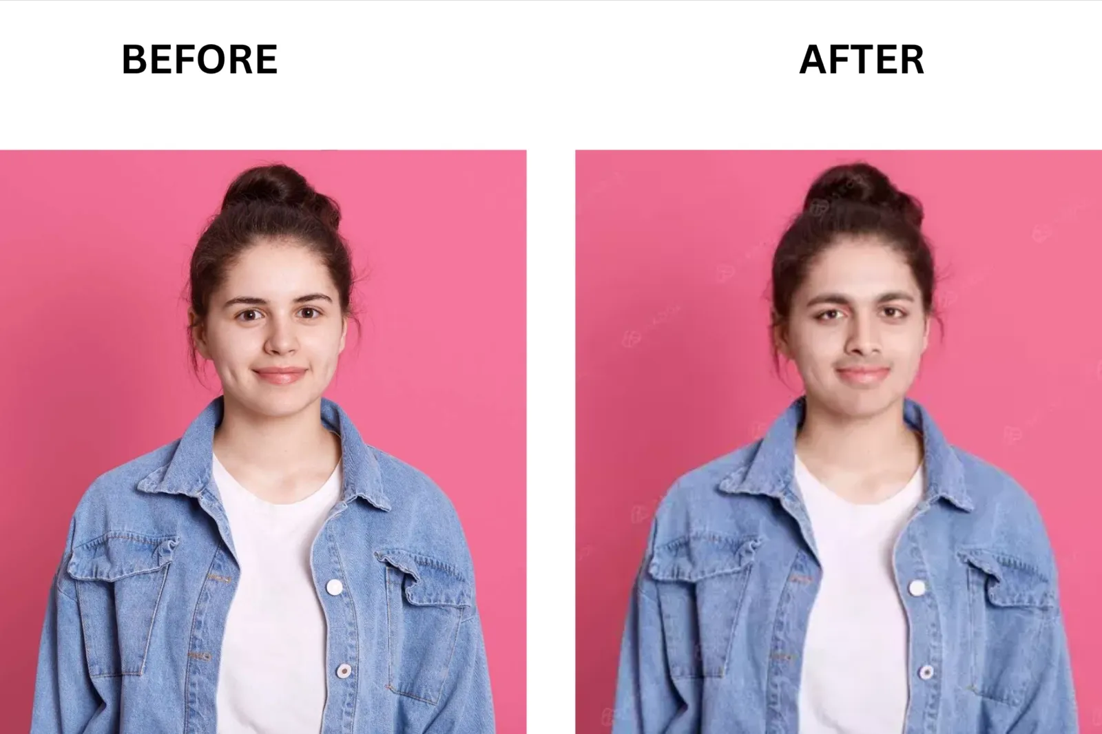 AKOOL face swap before and after