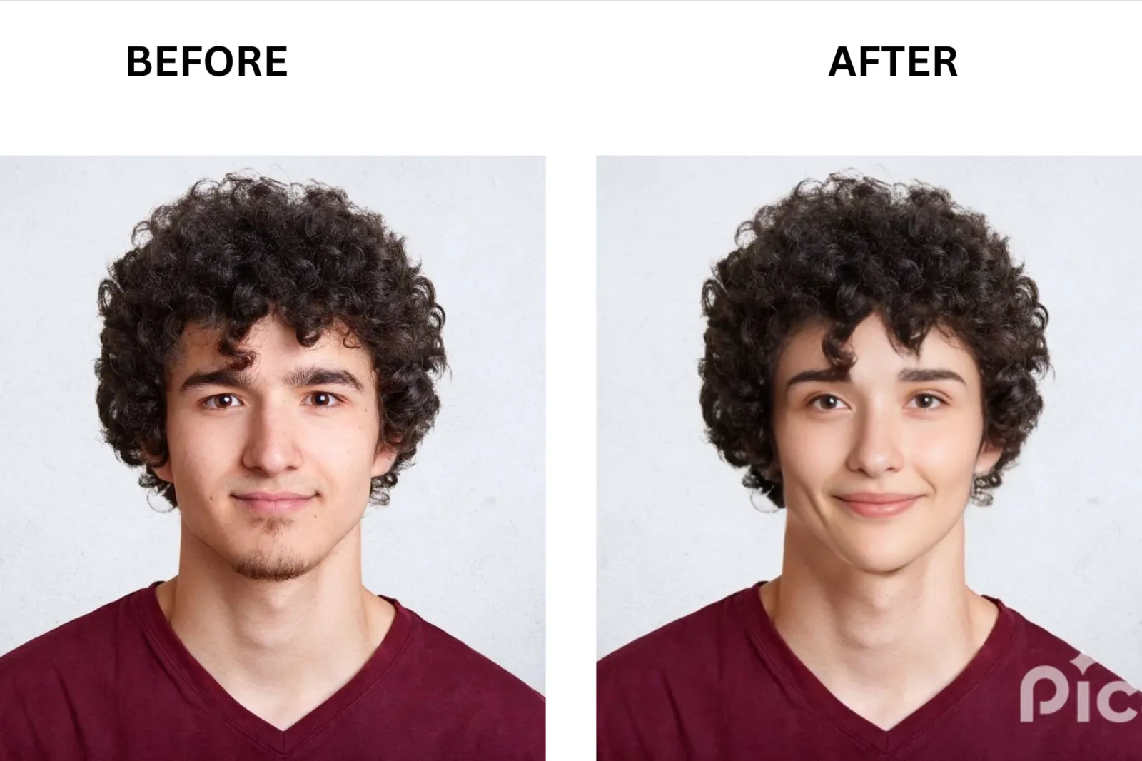 Pica AI before and after