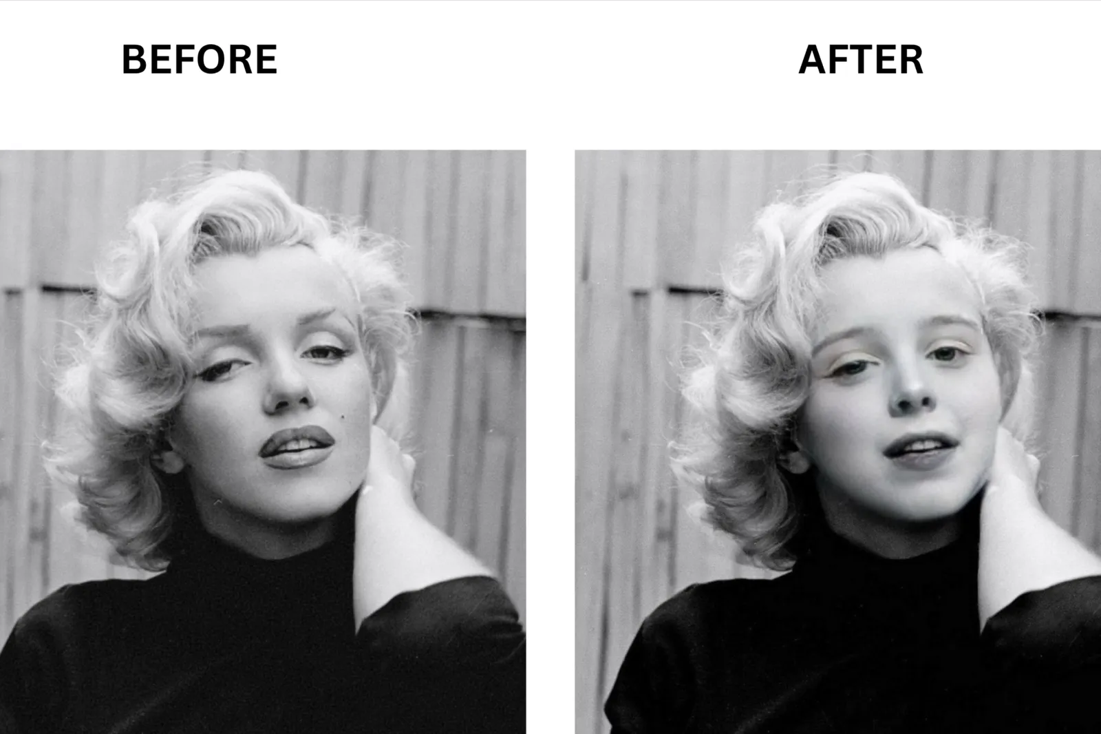 Reface before and after