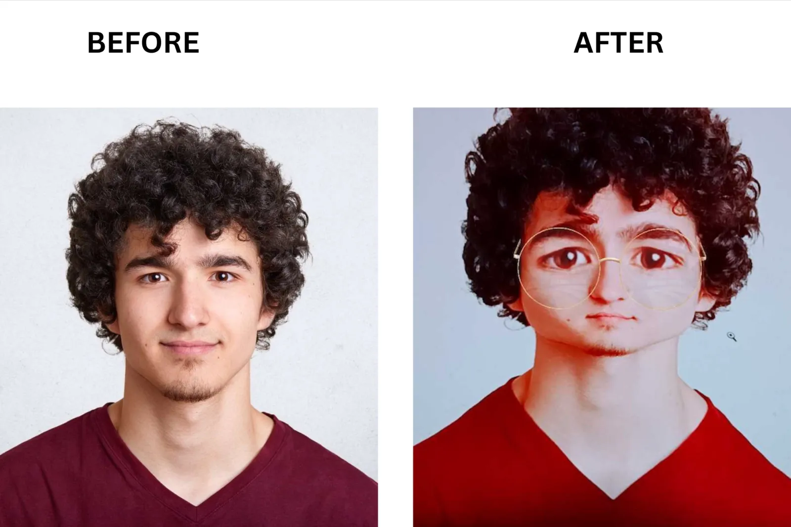 B612 before and after