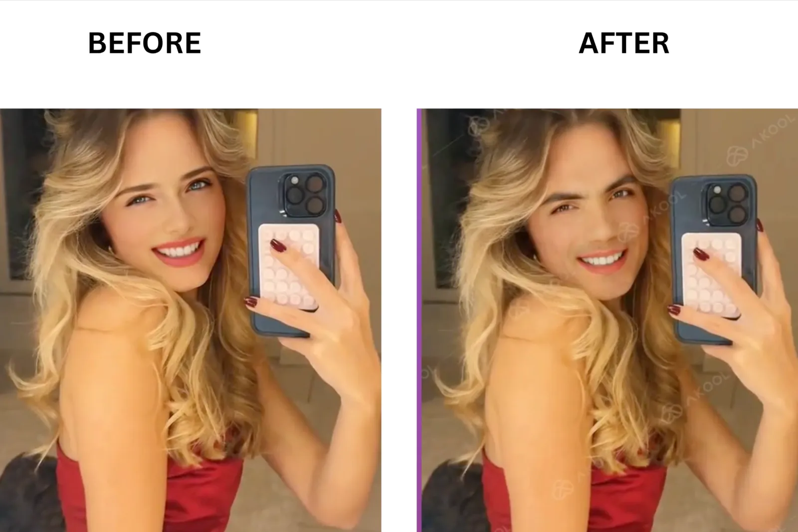 AKOOL before and after