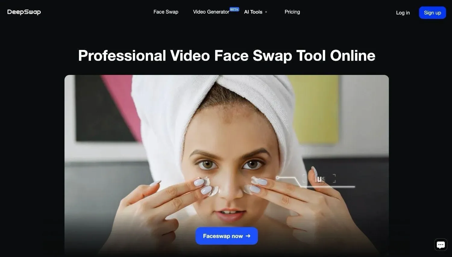 DeepSwap best AI video face swap tools homepage