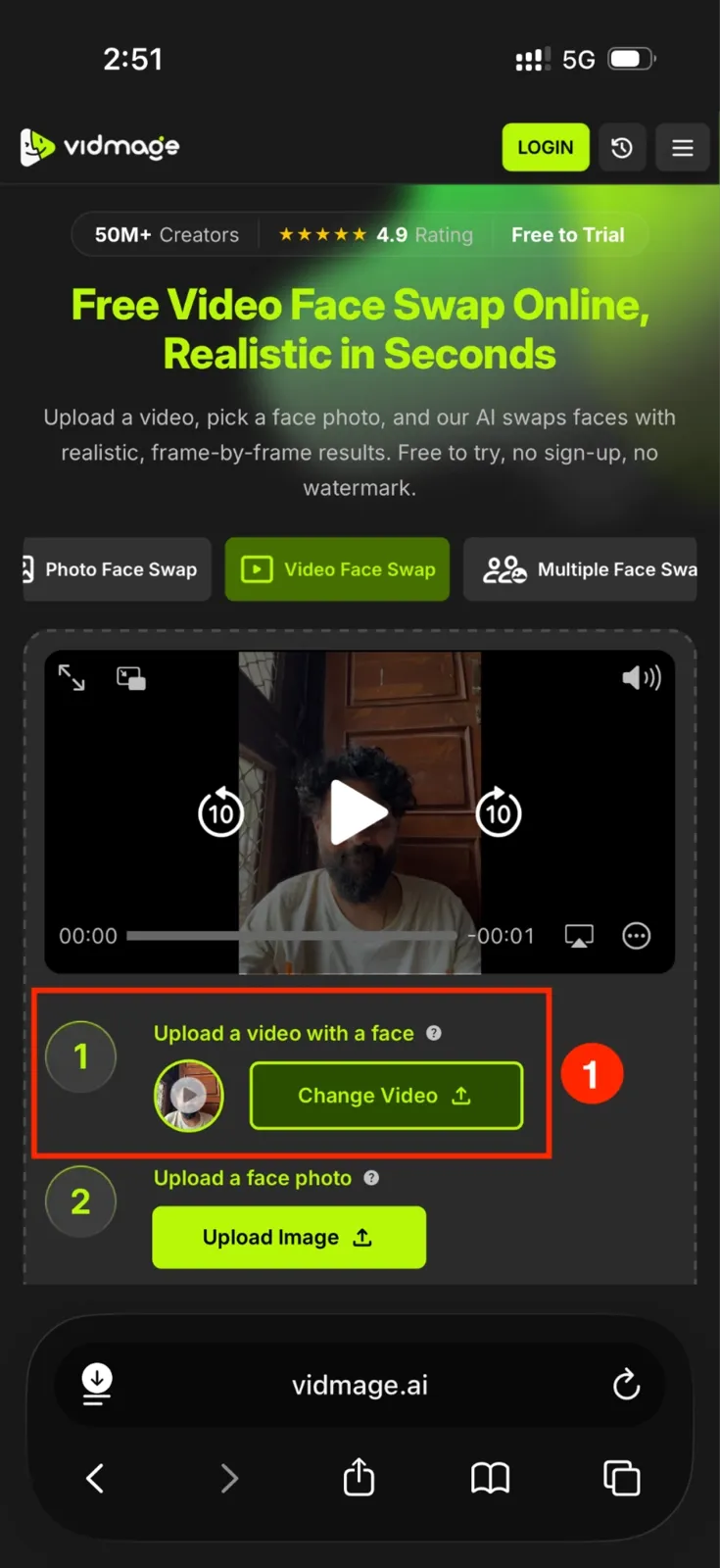 VidMage upload video