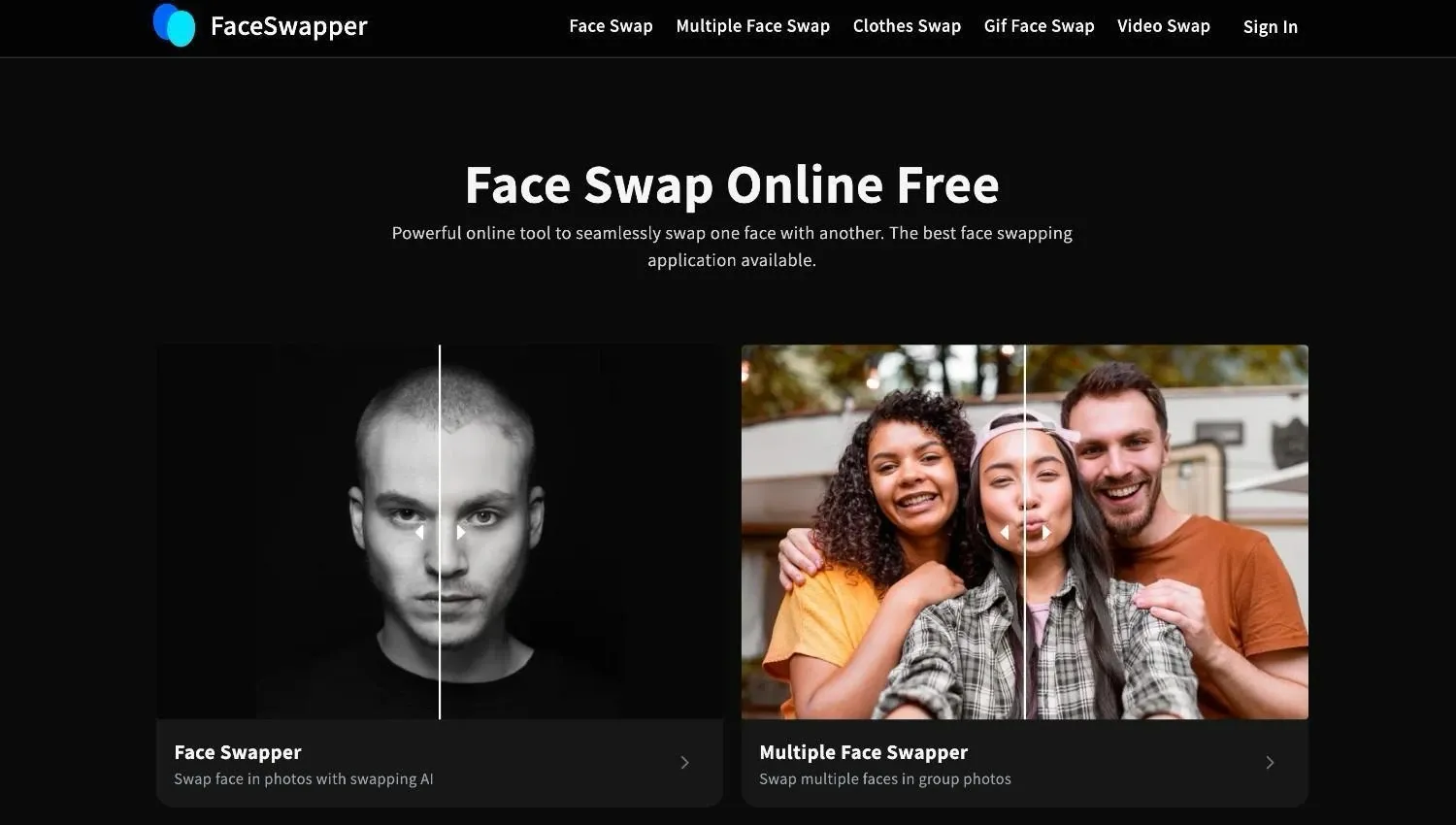 FaceSwapper Pica AI face swap alternative