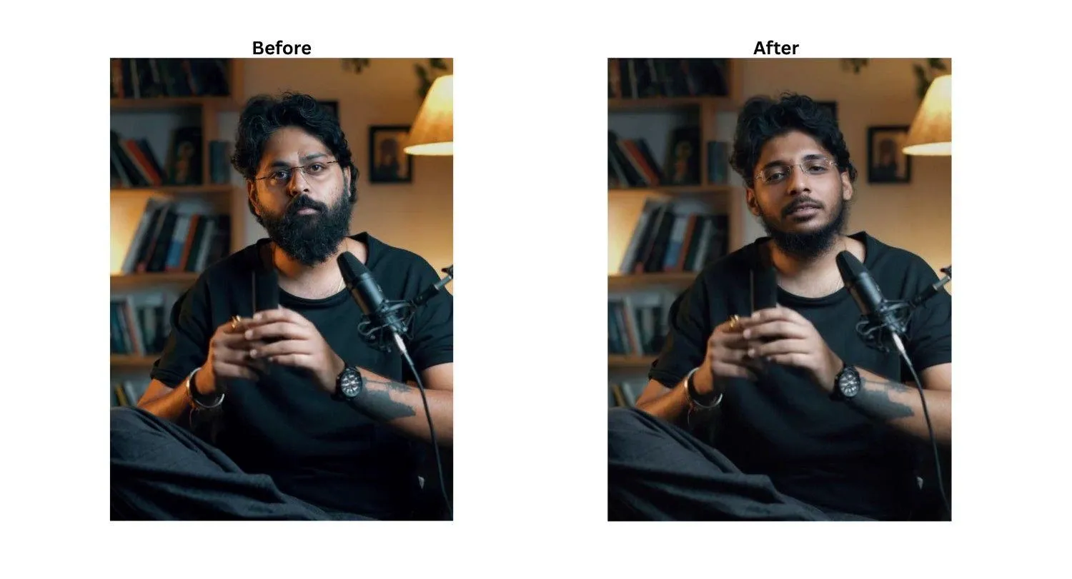 Fotor best face swap apps before and after results