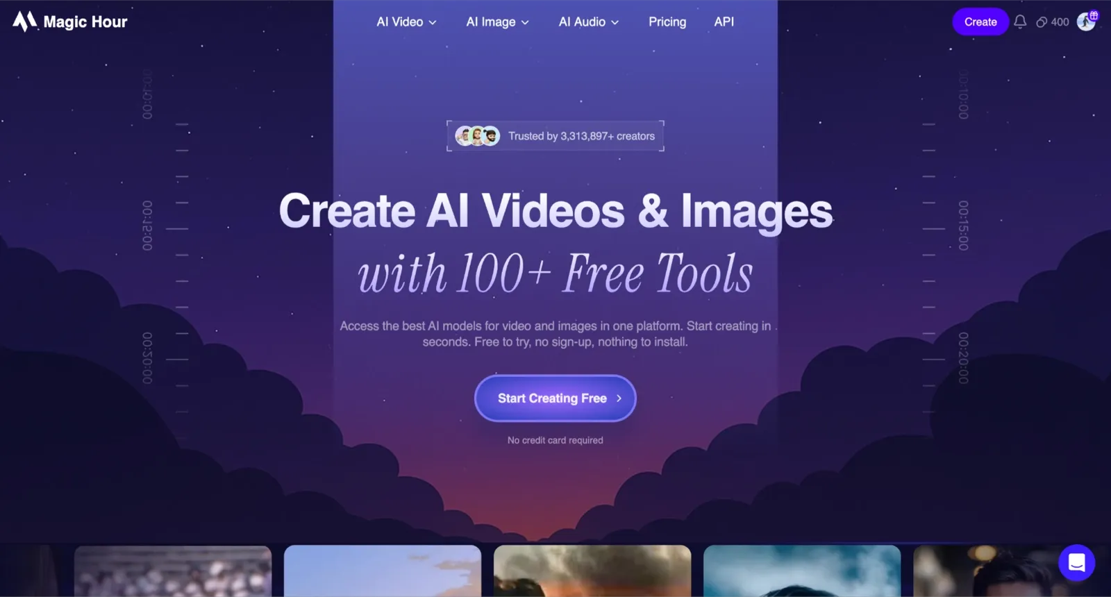 Magic Hour homepage