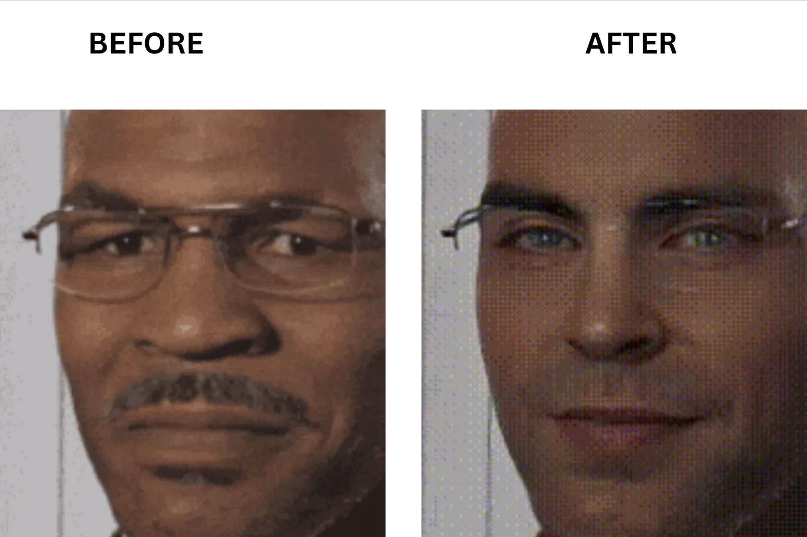 VidMage gif face swap before and after