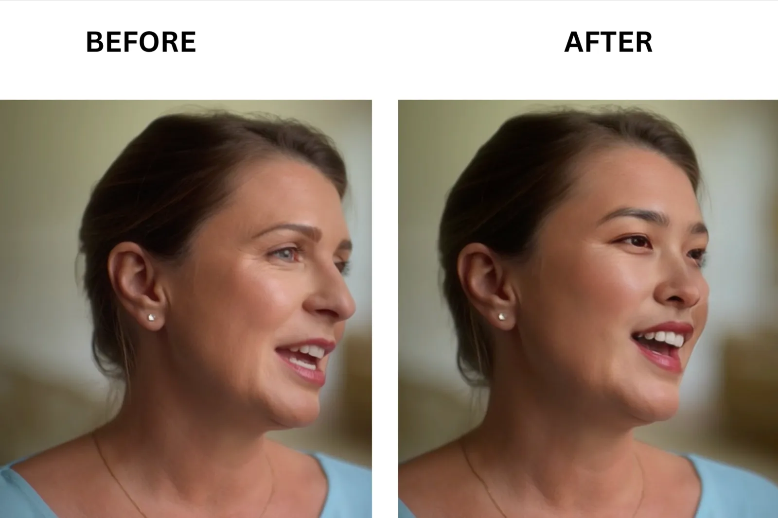 VidMage video face swap before and after