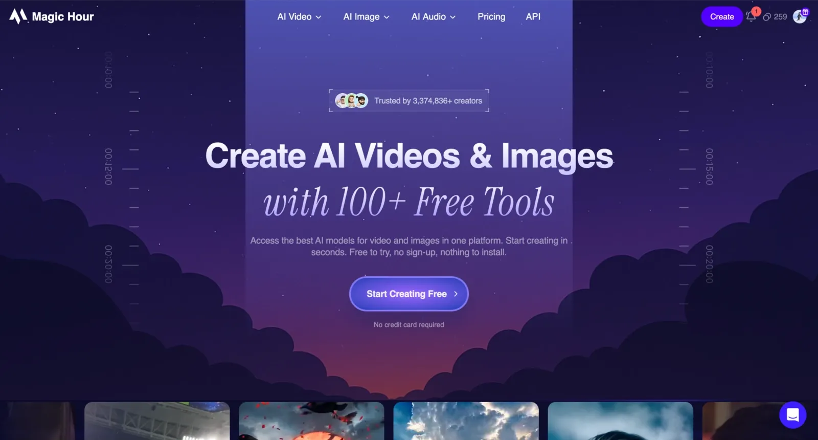Magic Hour homepage