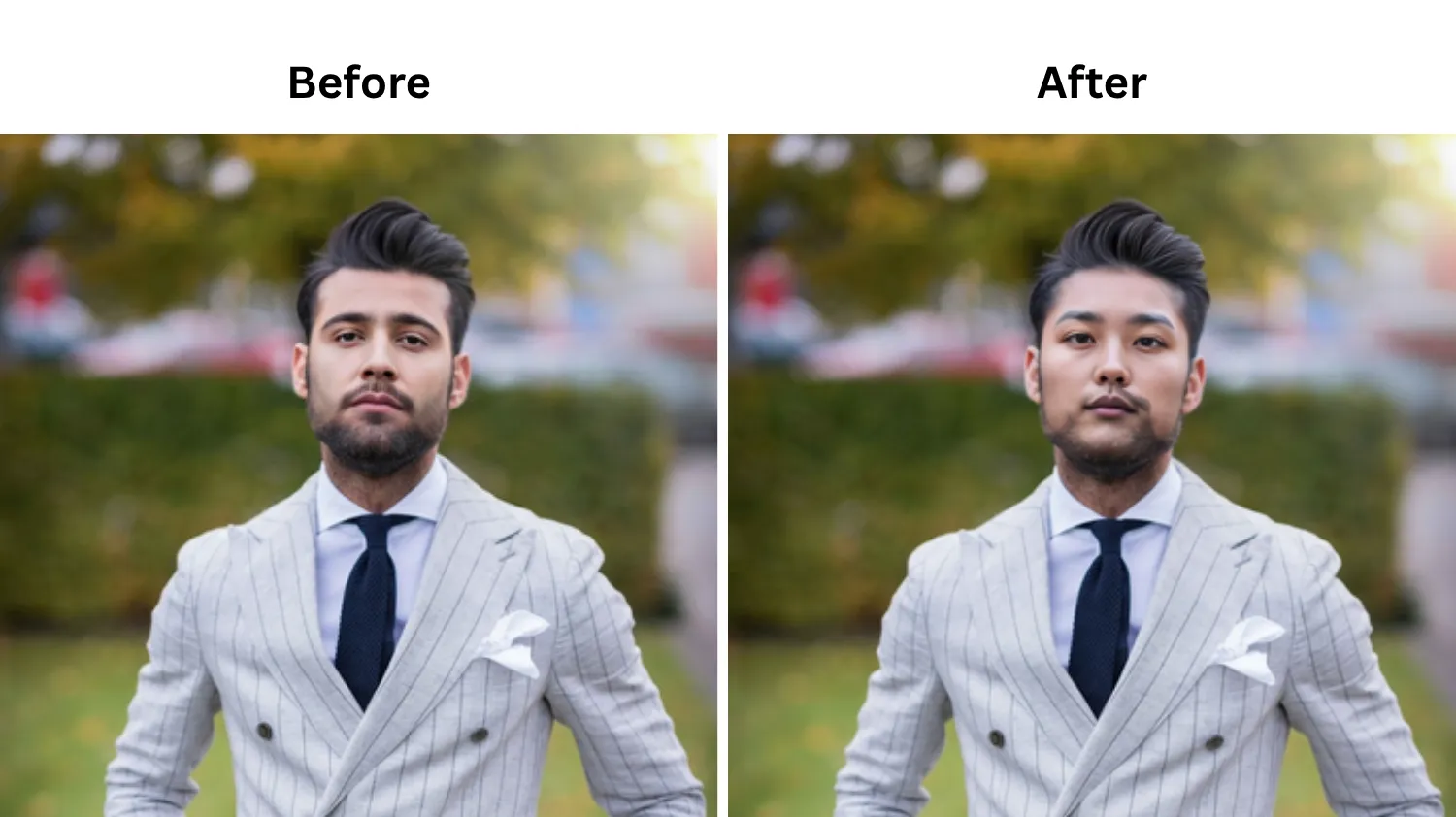 Remaker before and after results