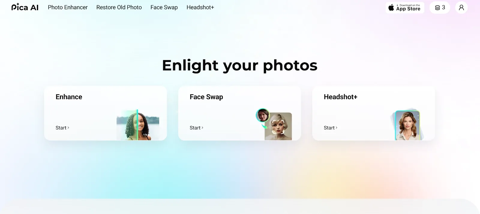 Pica AI homepage