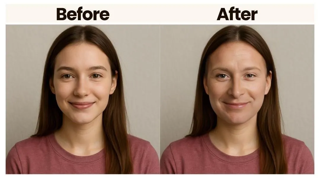 PixaNova AI face swap before and after