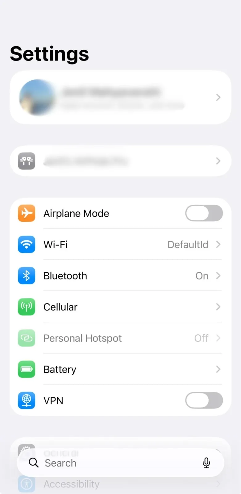 Reface AI iOS open phone settings
