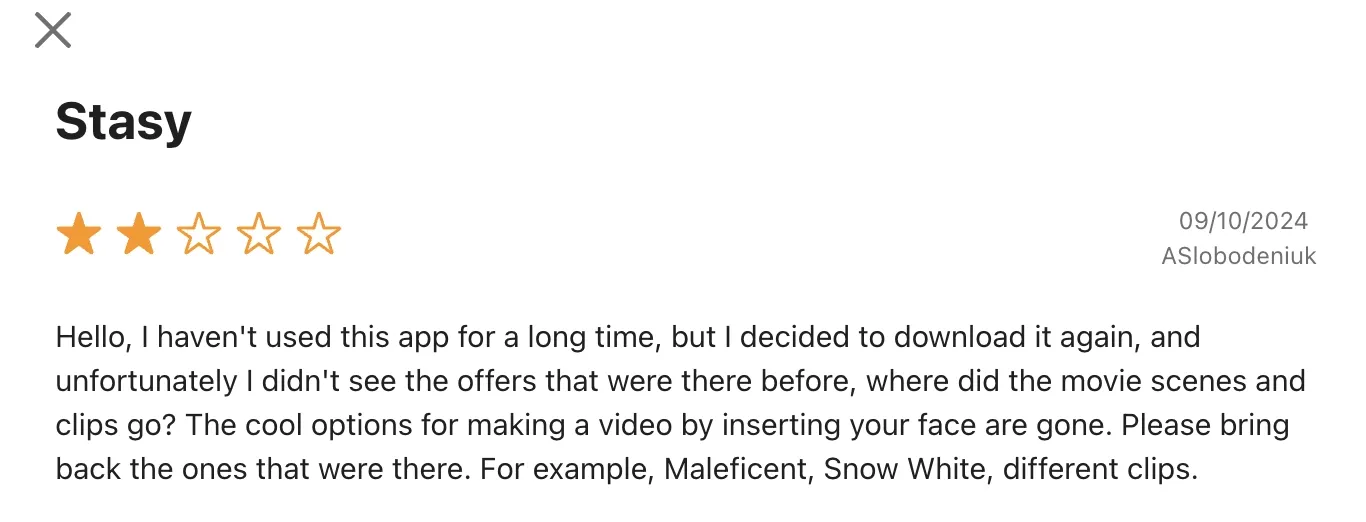 Reface AI App Store review