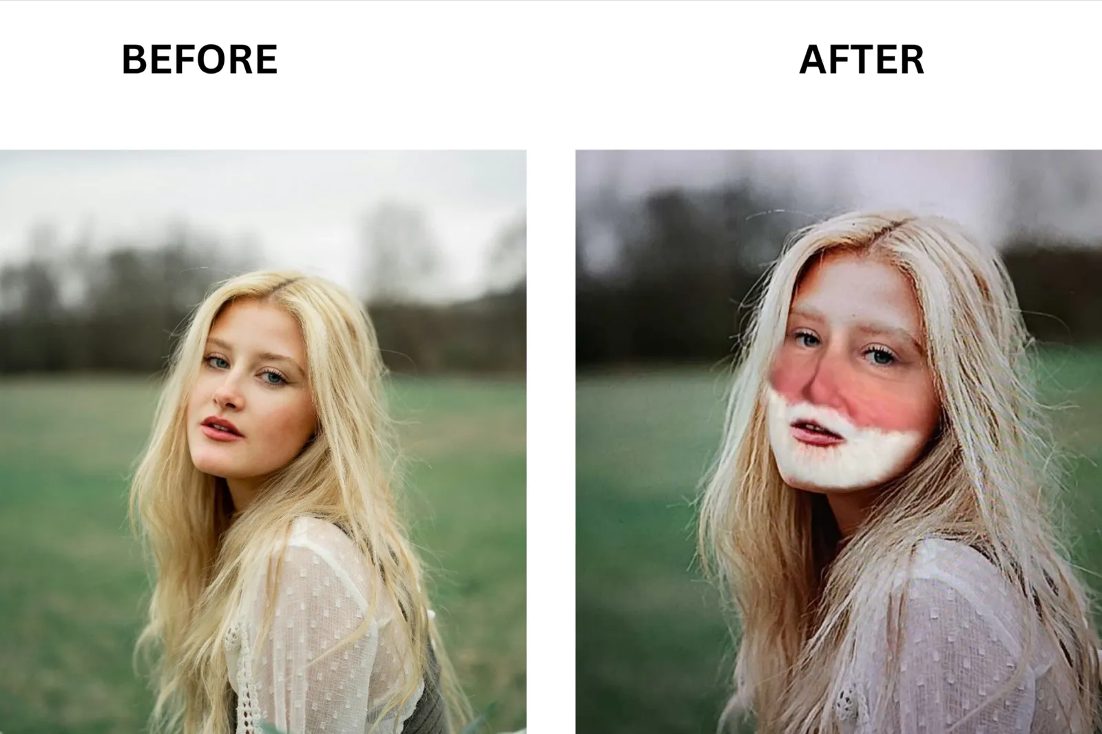 Face Swap Live before and after