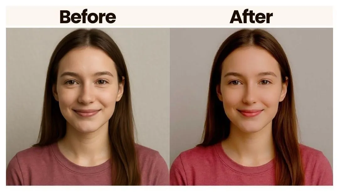Snapchat before and after face swap