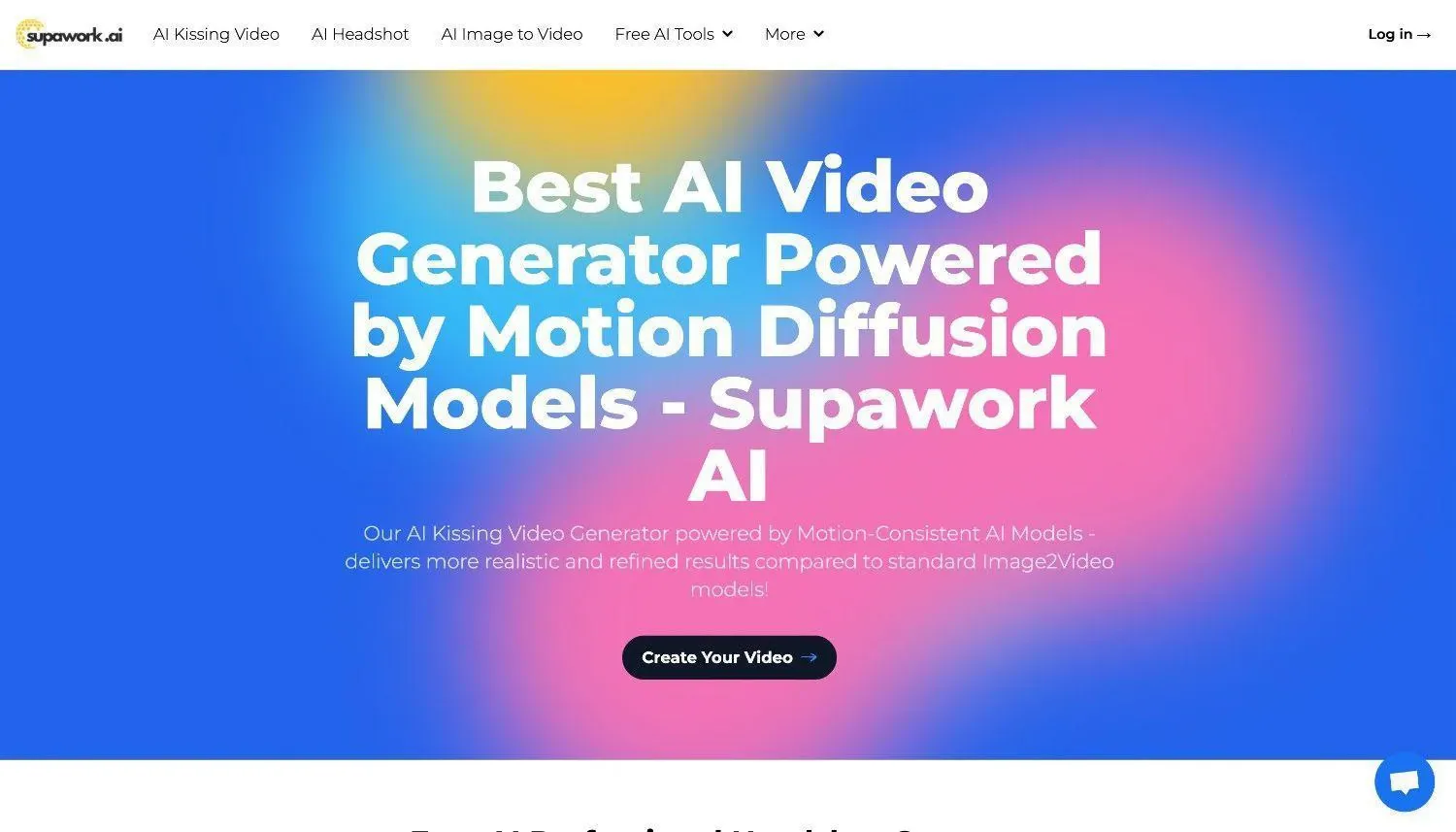 Supawork AI best AI video face swap tools homepage