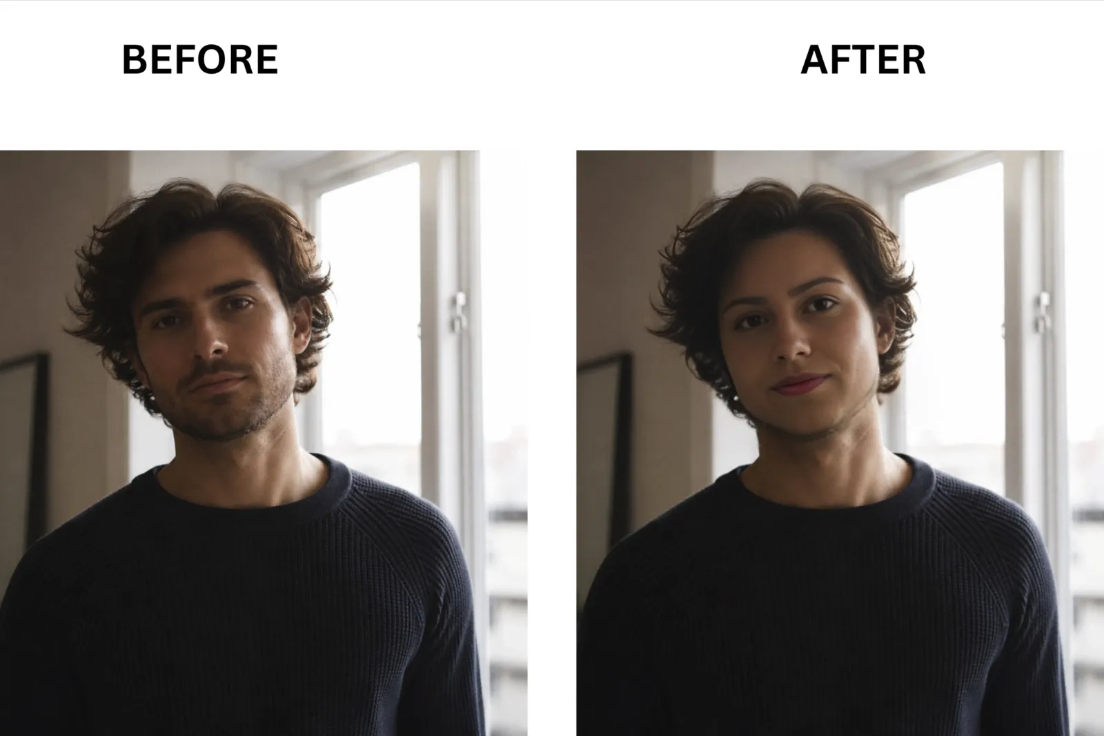 Vidwud low light before and after