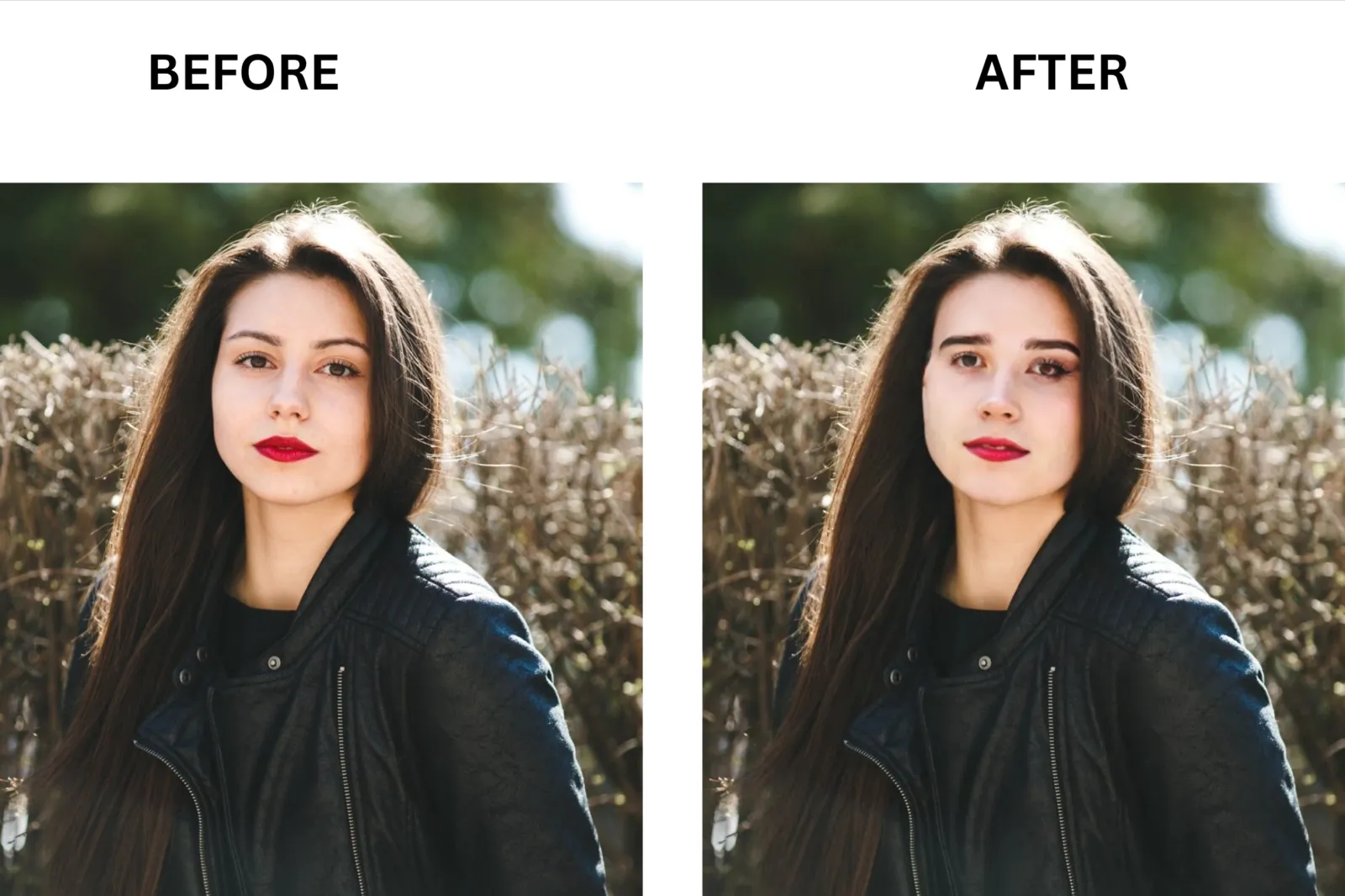 FaceFusion face swap before and after